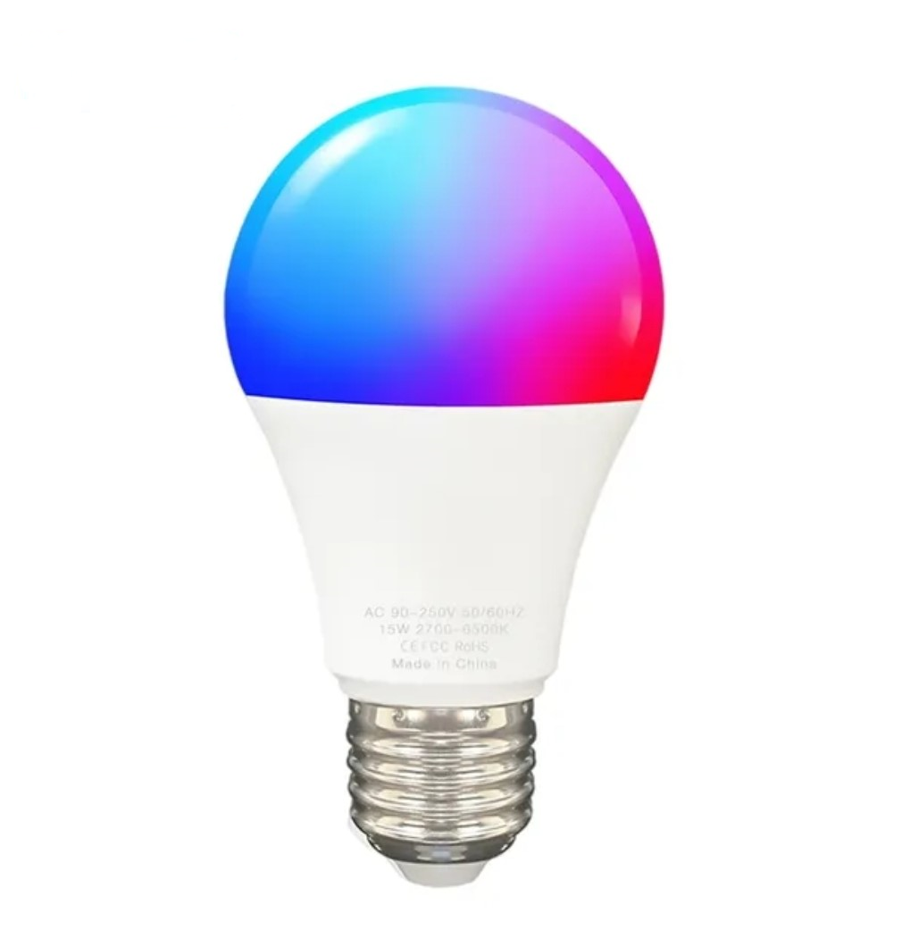 Lampada Inteligente Ajustavel Multicor Compativel Com Alexa Controle Por Voz E App Soquete E27