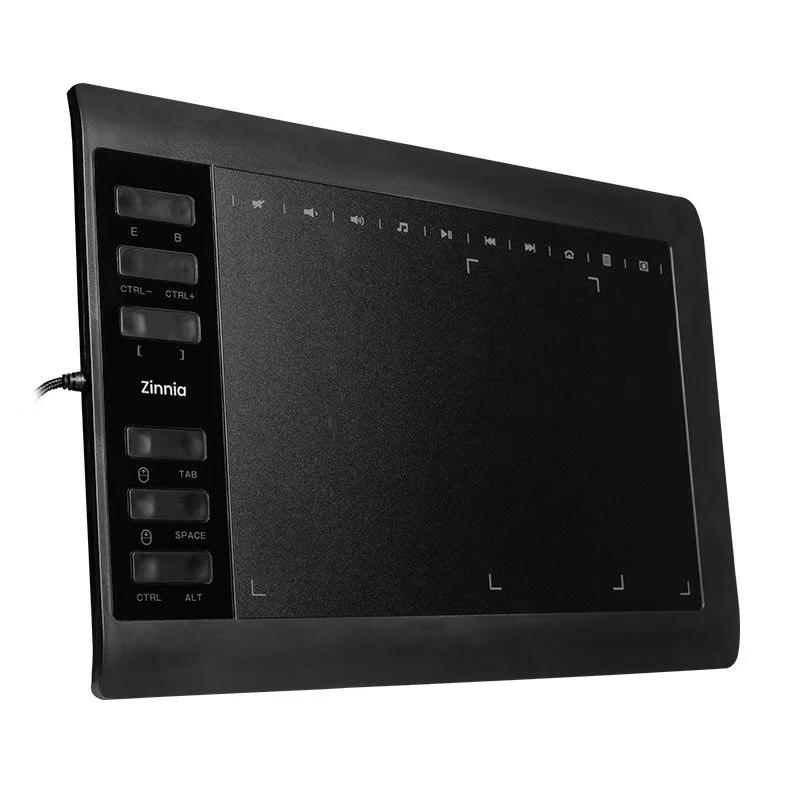 Imagem 3 de 5 do produto Mesa Digitalizadora Zinnia Momentum Mt1060 5080lpi Niveis De Pressão 8192 Preto - Znc-znmt1060-bl01