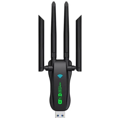 Adaptador Wifi 6 Bluetooth 5.4 Dual Band 2.4ghz/5ghz  4 Antenas 900mbps Receptor Wi-fi Para PC E Notebook