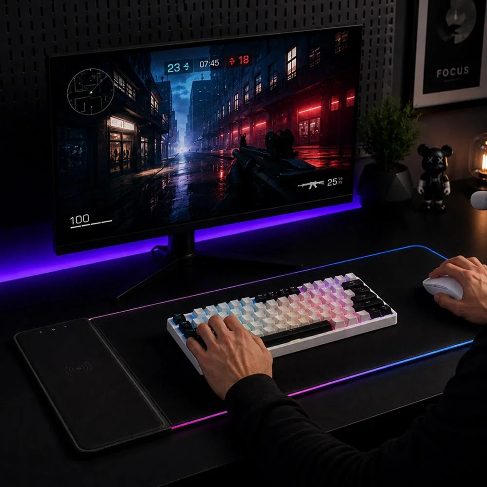 Imagem 3 de 4 do produto Deskpad Gamer X200 Pro,   Iplace, Preto