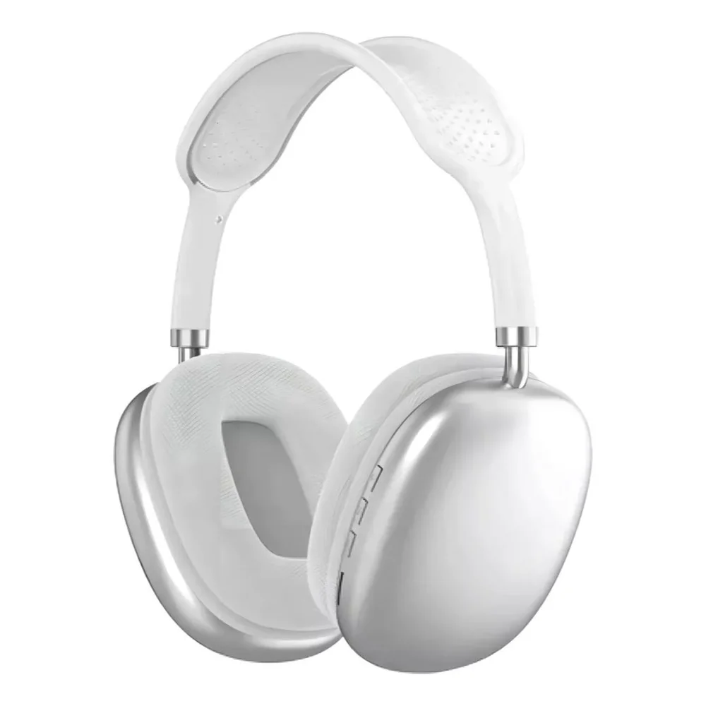 Fone De Ouvido Over-ear Gamer Sem Fio Bluetooth P9 Branco Fone De Ouvido Over-ear Gamer Sem Fio Bluetooth P9 Branco