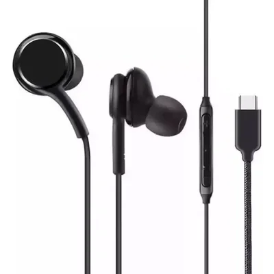 Fone De Ouvido Tipo C Para Samsung A16 A17 A26 A36 A55 A56