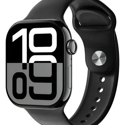 Relógio Smartwatch Inteligente Bazik Prime Watch 10 Series 10 46mm Caixa Preto Brilhante Android Ios