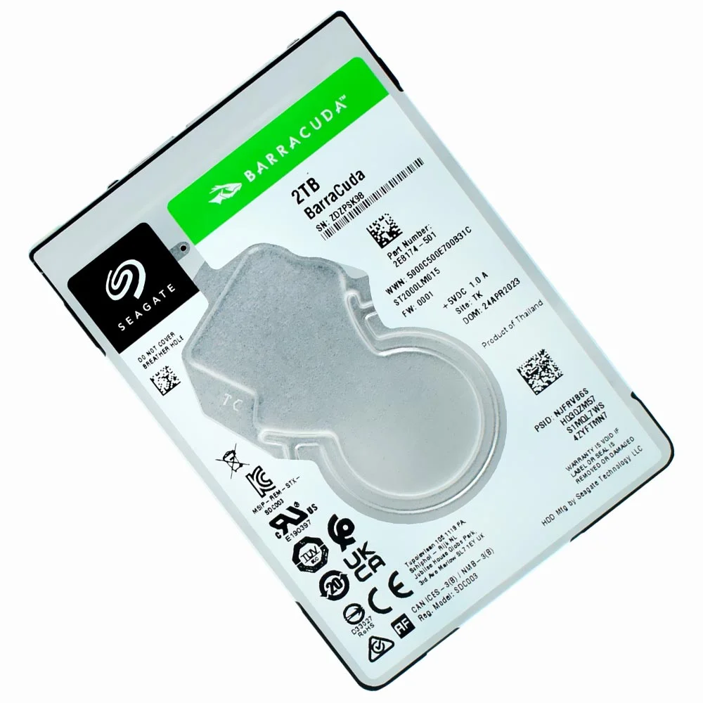 Hd Para Notebook Seagate Barracuda St2000lm015 2TB 2.5" Sata 3 5400rpm Armazenamento Interno Desempenho Confiável