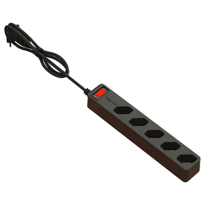 Filtro De Linha Clamper C/ Protetor De Surtos 127/220v 5 Pial  Preto - 30449