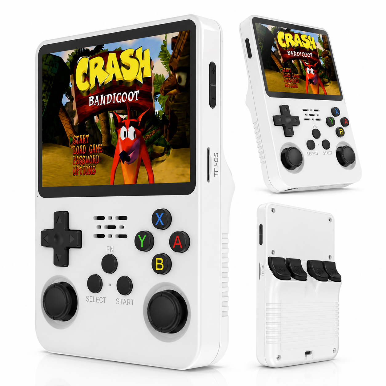 Console Portátil Retro Mini Game Game R36s Tela Ips 3.5" " Branco