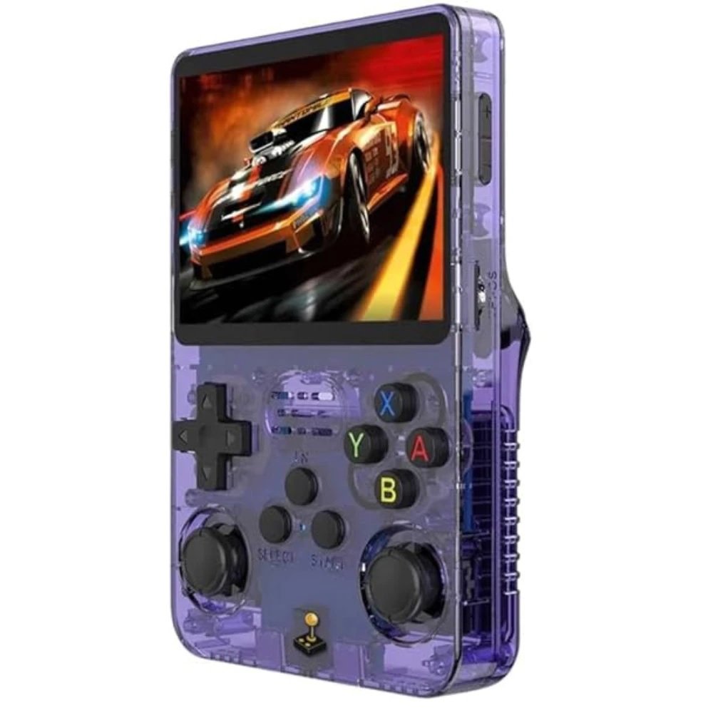 Console Portátil Retro Mini Game Game R36s Tela Ips 3.5" " Roxo