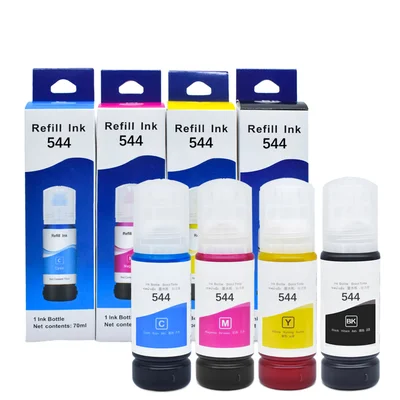 Kit Kit Com  6 Refil De Tinta  544 3 Black  + Cyan  + Yellow  + Mag.