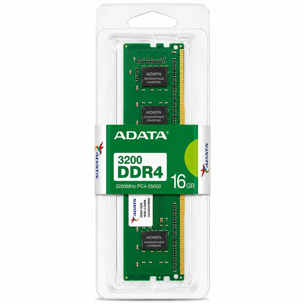 Memória Ram Adata Ddr4 16gb 3200mhz Para PC