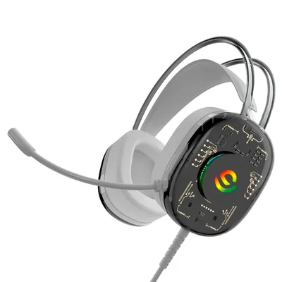 Headset Gamer Com Fio Fone De Ouvido Profissional RGB