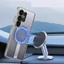 Brcshop | Capa Protetora Magnética Samsung Galaxy S26 Ultra Compatível Magsafe, Anti-Aquecimento, Suporte e Carregamento por Aproximação - Cor: Cinza
