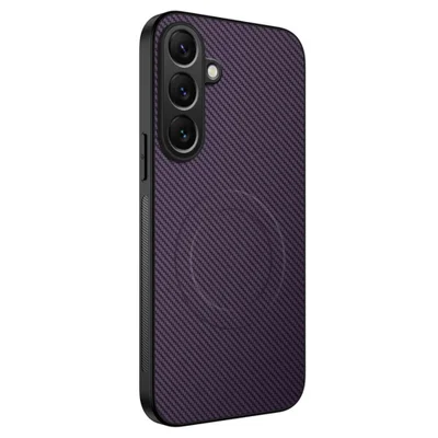 Brcshop | Capa MagSafe Premium Samsung Galaxy S26 Case Magnética Proteção Contra Impactos Reforçada - Cor: Roxo