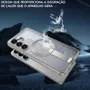 Brcshop | Capa Protetora Magnética Samsung Galaxy S26 Plus - Compatível Magsafe, Anti-Aquecimento, Suporte e Carregamento por Aproximação - Cor: Cinza
