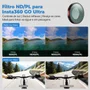 Kit Filtros Nd/pl 4 Pack Bright Day Para Insta360 Go Ultra - Freewell