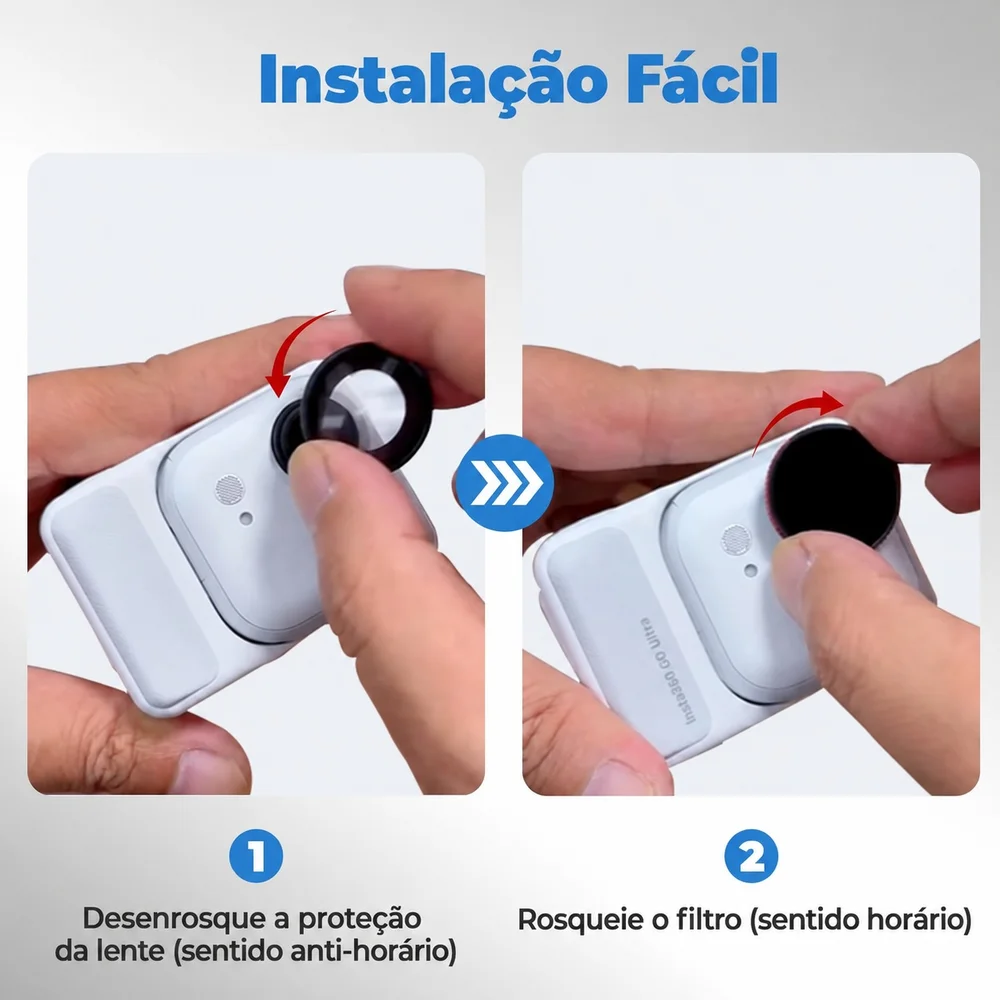 Kit Filtros Nd/pl 4 Pack Bright Day Para Insta360 Go Ultra - Freewell