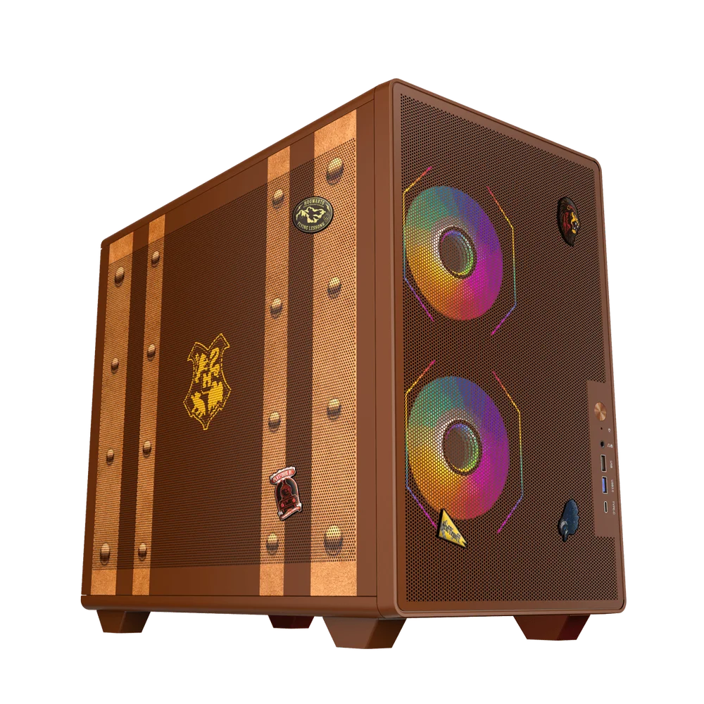 Gabinete Gamer Redragon Harry Potter Magic Trunk Atx Sem Fan