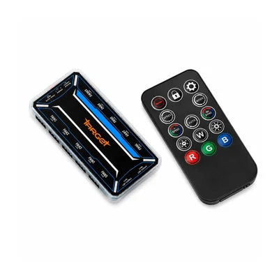 Controladora Target Hub ARGB 10 Fans 6 Pinos Com Controle
