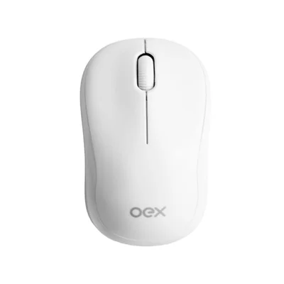 Mouse Wireless/bluetooth Recarregável Oex Edge Ms607 Branco