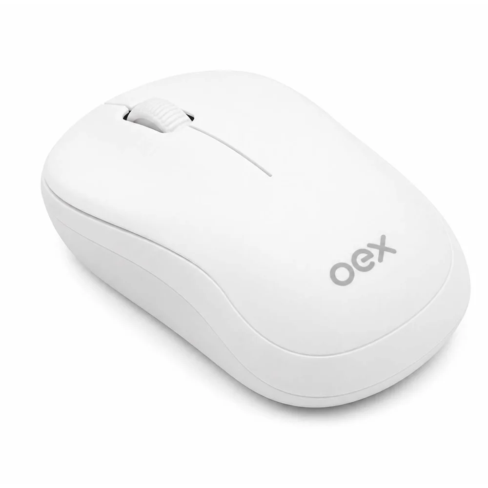 Imagem 3 de 3 do produto Mouse Wireless/bluetooth Recarregável Oex Edge Ms607 Branco