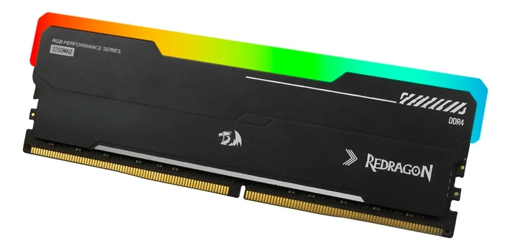 Memória Gamer Redragon Magma RGB 8GB Ddr4 3200mhz