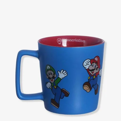 Caneca Buck 400ml Super Mario