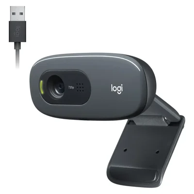 Webcam Logitech C270 Hd Com Microfone Integrado