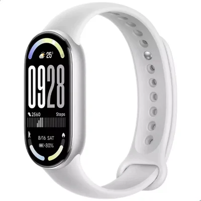 Xiaomi Smart Band 10 AmoLED A Prova Dagua   - Prata