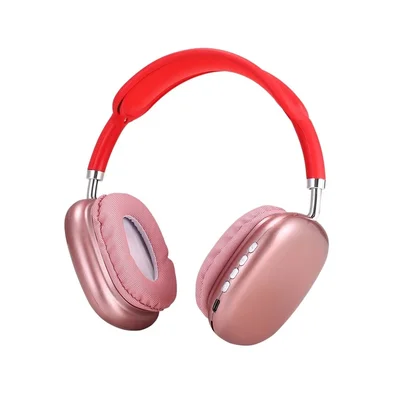 Fone De Ouvido Headset P9 Air Sem Fio Wireless Bluetooh Vermelho