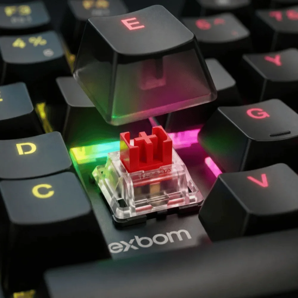 Imagem 4 de 5 do produto Teclado Mecânico Gamer 100% Switch Red 17 Modos RGB Bk-g501