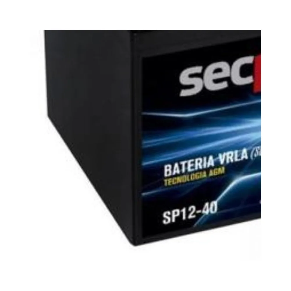 Imagem 2 de 5 do produto Bateria Selada Vrla 12v 40ah Sp 12-40 Secpower