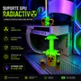 Suporte Para Placa De Vídeo Gpu Barriu Radiativo Com 5 Cientistas (ajustavel 70mm X 120mm) (g)