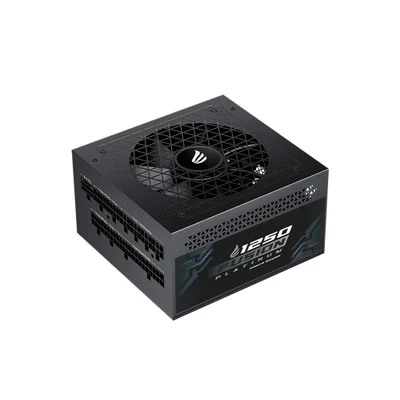 Fonte Gamer Vingar Fusion 1250w Platinum, 1250w, Teclab Extreme, Modular, Pfc Ativo, Com Cabo, Preto