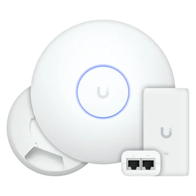Roteador Ubiquiti Wi-fi 7 Access Point U7 Lr Long Range, Dual Band 4.3 Gbps + Injetor Poe, Com Fonte 15w 48v