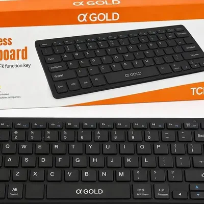 Kit Teclado Bluetooth Sem Fio Agold Tcd-05 Preto
