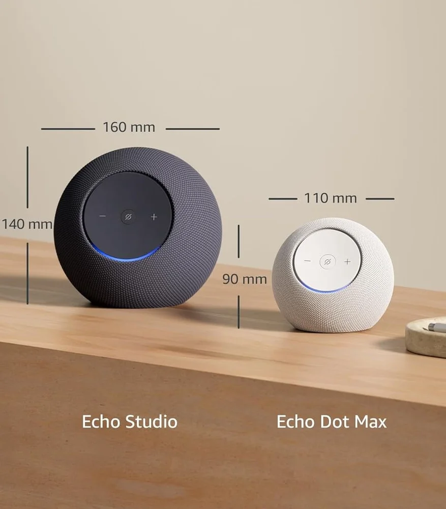 Imagem 2 de 5 do produto Caixa De Som Portátil Echo Dot Max Alexa Casa Inteligente Wireless Bluetooth