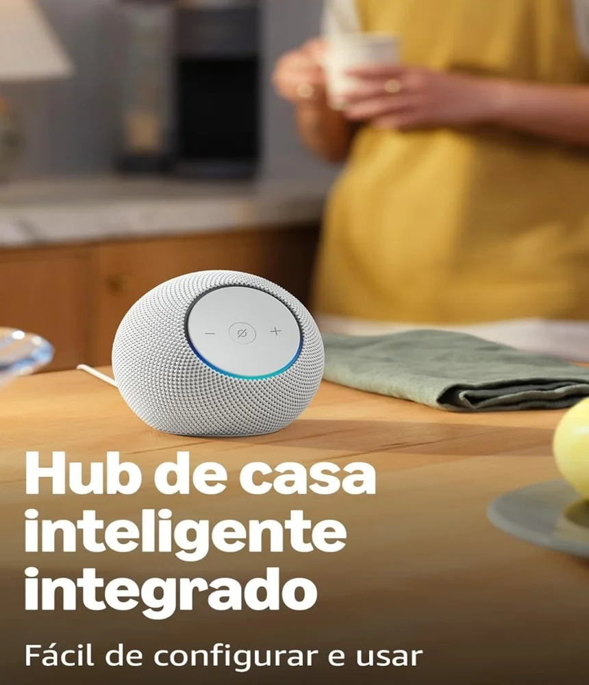 Imagem 5 de 5 do produto Caixa De Som Portátil Echo Dot Max Alexa Casa Inteligente Wireless Bluetooth