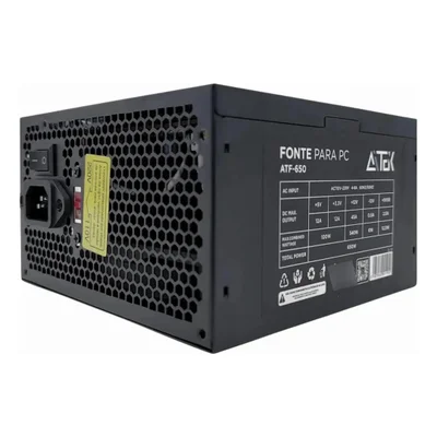 Fonte De Alimentação PC 650w Atx 110/220v