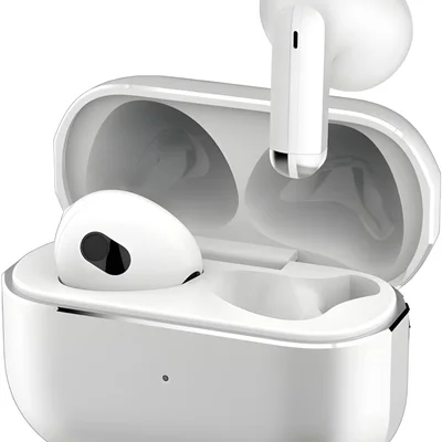 Fone De Ouvido Bluetooth H'maston Rs-15 Tws Sem Fio Branco In-ear Cancelamento Ruído