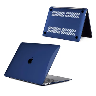 Capa Logo Recortado Macbook Pro 16.2 M4 2024 (a3402 A3403) Cor:azul