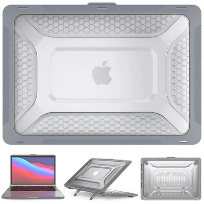 Capa Protetora Anti Impacto Macbook Pro 16.2 M4 2024 (a3402 A3403) Cor:cinza