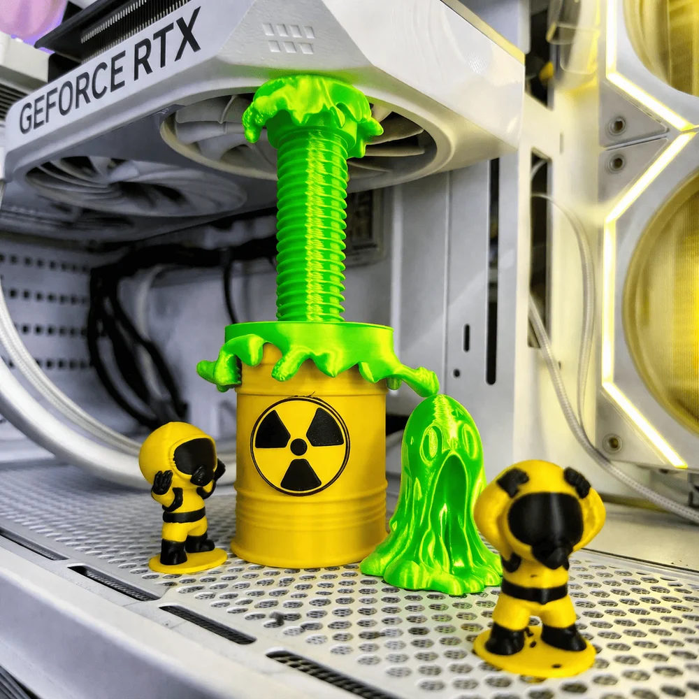 Imagem 3 de 5 do produto Suporte Para Placa De Vídeo Gpu Barriu Radiativo Com 5 Cientistas (ajustavel 50mm X 80mm) (p)