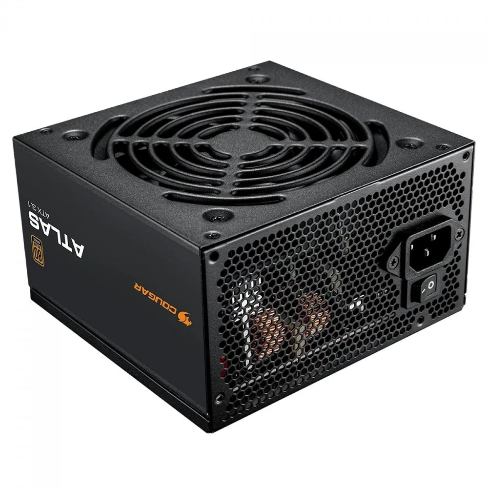 Imagem 4 de 5 do produto Fonte Cougar Atlas 650w, 80 Plus Bronze, Pfc Ativo, Atx 3.1, Preto, 31aa065001p01