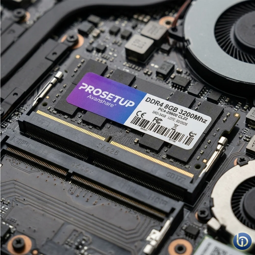 Memoria Para Notebook Ddr4 8GB 3200mhz Cl22 Prosetup Avanshare Memoria Para Notebook Ddr4 8GB 3200mhz Cl22 Prosetup Avanshare
