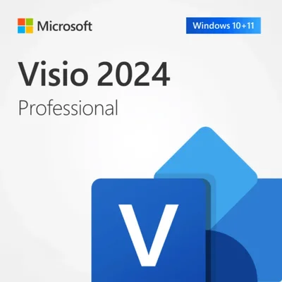 Visio Professional 2024 Pro, 32/64 Bis - Vitalício- Produto Fisico