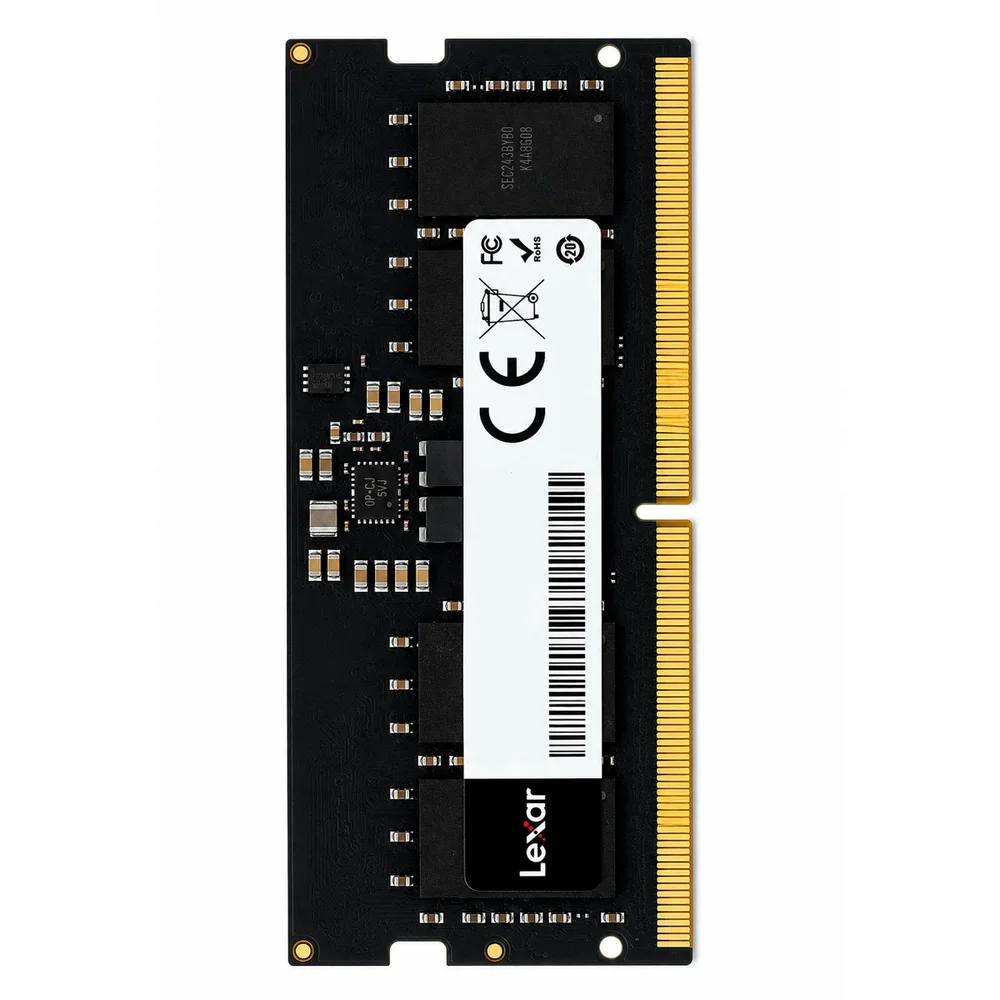 Imagem 2 de 3 do produto Memória Para Notebook 8GB Lexar, Ddr5, 4800mhz, Cl40 - Ld5s08g48c40st-bgs