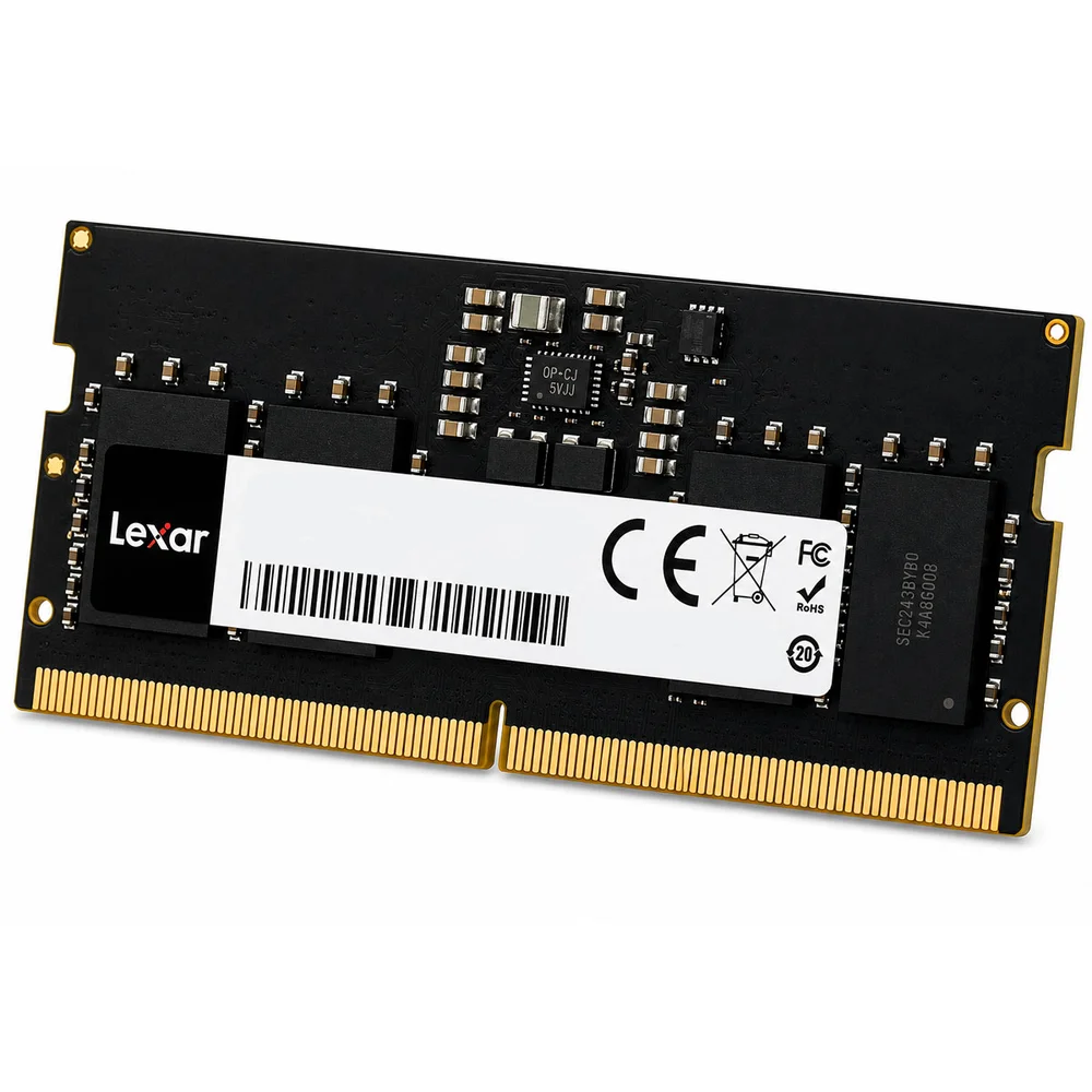 Imagem 3 de 3 do produto Memória Para Notebook 8GB Lexar, Ddr5, 4800mhz, Cl40 - Ld5s08g48c40st-bgs