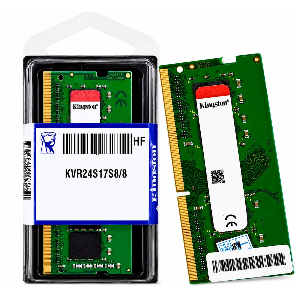 Memória 8GB Kingston, Ddr4, 2400mhz, Cl17 - Kvr24n17s8/8