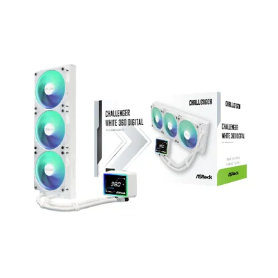 Water Cooler Asrock Challenger White 360 Amd/intel - 90-acla36-waaga6