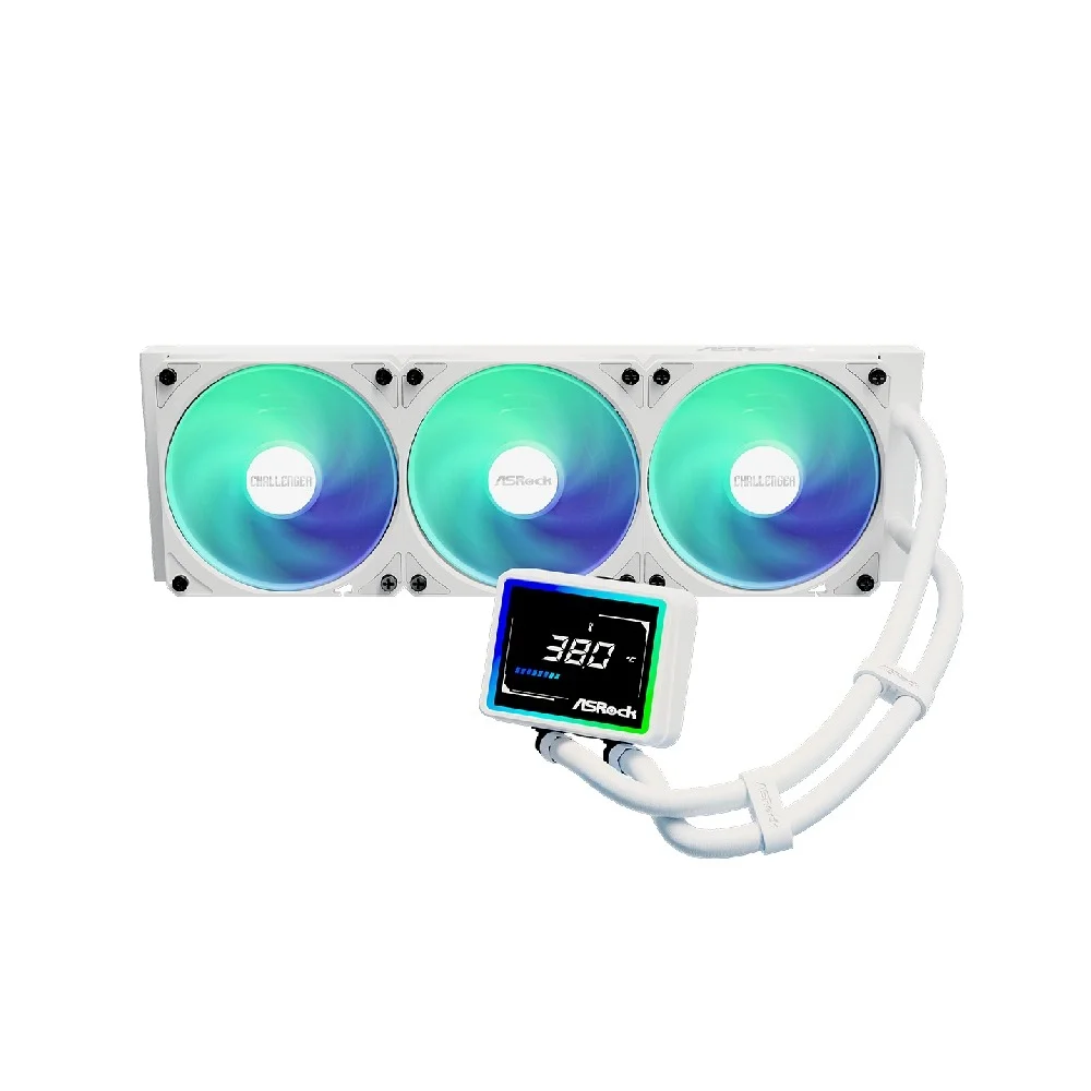 Imagem 2 de 5 do produto Water Cooler Asrock Challenger White 360 Amd/intel - 90-acla36-waaga6