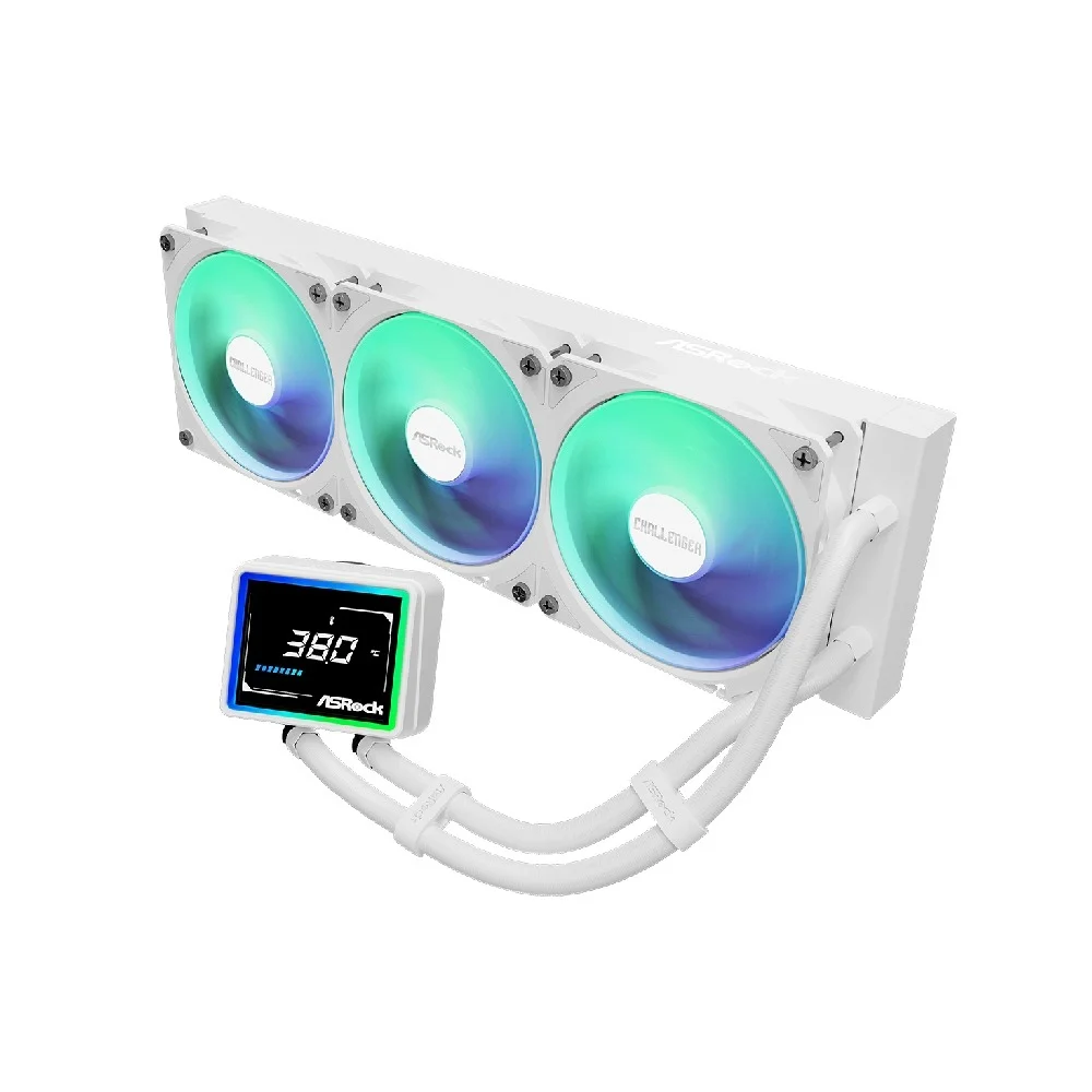Imagem 3 de 5 do produto Water Cooler Asrock Challenger White 360 Amd/intel - 90-acla36-waaga6